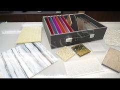 دیوار جداکننده داخلی حمام شیشه ای لایه دار آب آبی یخ زده