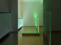 کانال U آلومینیومی 6063-T5 برای چوکات شیشه ای با چراغ های LED